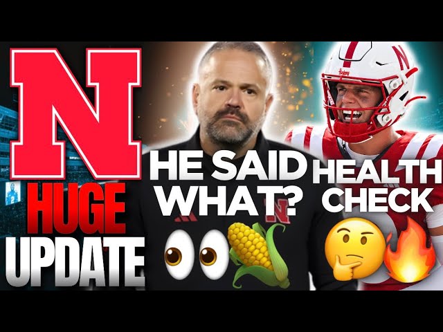 Rhule *FINALLY* Addresses Nebraska’s #1 ISSUE🚨🌽+ AC’s HEALTH🤔+ PORTAL RANT + NEWS | Husker Football