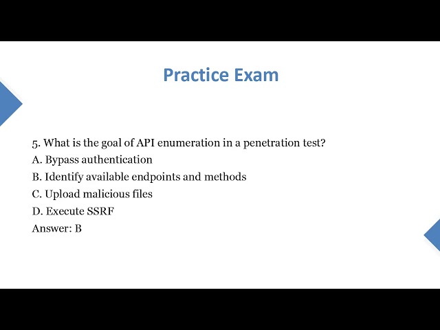 Certified API Pentester (C-APIPen) Exam Prep & Practice Test