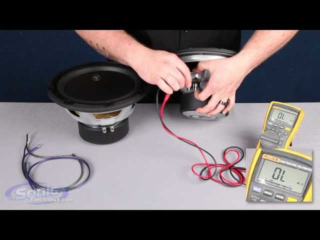 How to Wire Two Single 2 ohm Subwoofers to a 4 ohm Final Impedance | Series Wiring | Car Audio 101