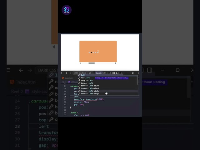 You DON'T Need JavaScript for This CSS Carousel 🤯 #shorts