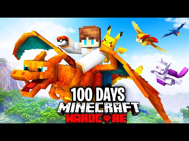 I Survived 100 Days in Minecraft Cobblemon!