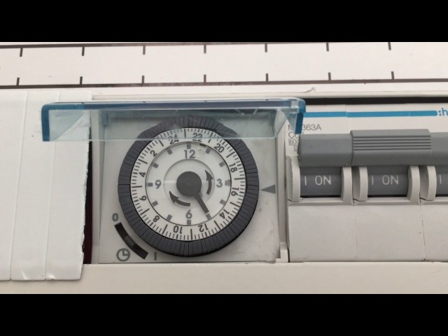How to set Hager push-pin timer