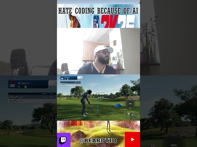 WHY I HATE CODING BECAUSE OF AI - PGA2K25