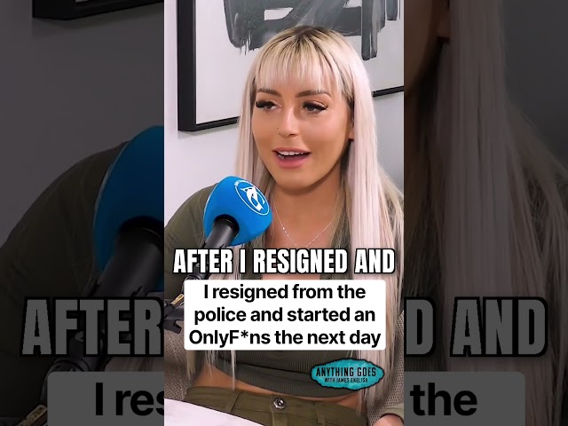 I resigned from the police and started an OnlyF*ns the next day