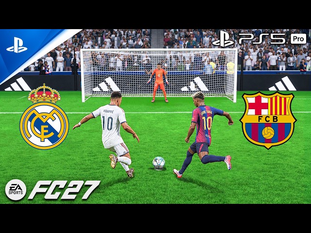 FC 27 | Penalty Shootout | Real Madrid vs Barcelona | PS5 Pro 120 FPS