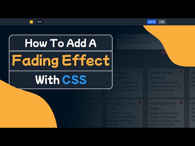 Make Your Websites POP With Custom Background Fade Effects