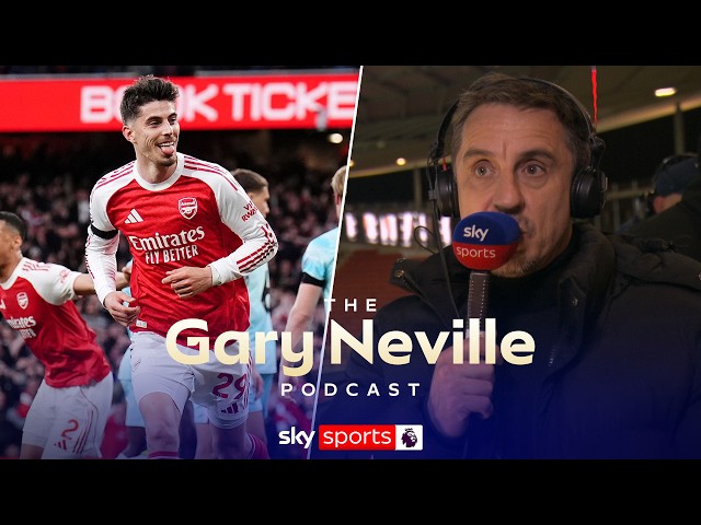 Gary Neville reacts to Arsenal moving within one result of the PL title | The Gary Neville Podcast