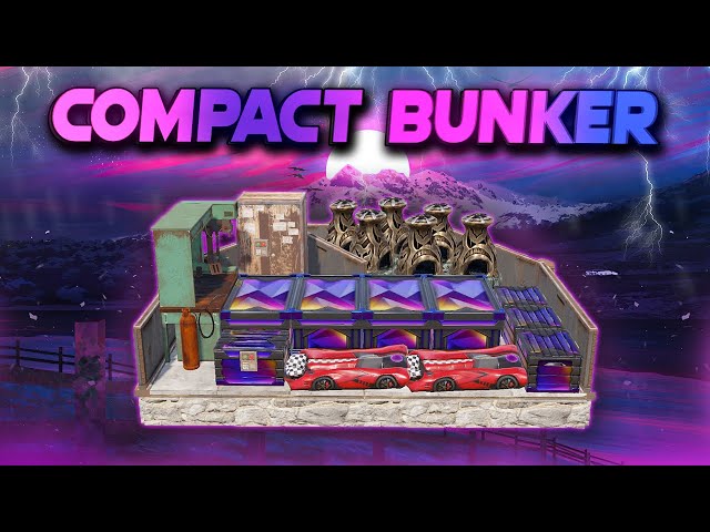 The NEW COMPACT BUNKER In Rust | Rust Building Tutorial 2023!