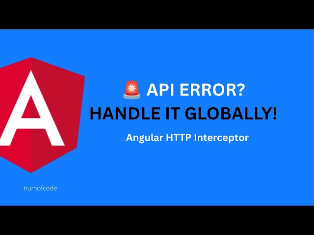 Stop Handling API Errors in Every Component! | Angular