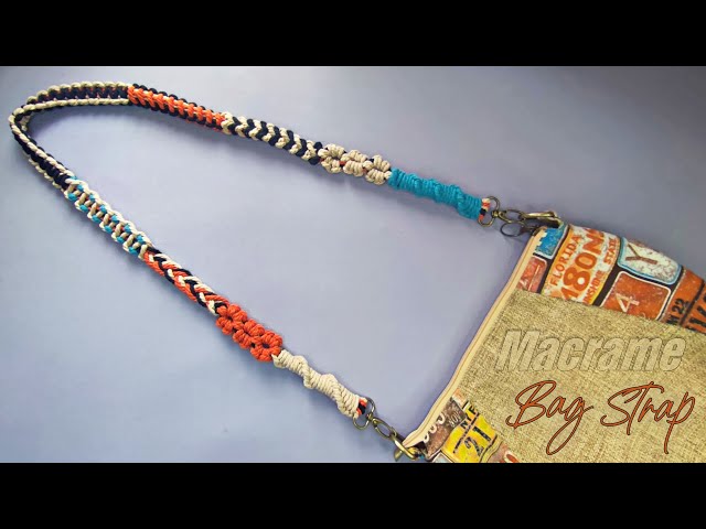 DIY Macrame Bag Strap | Macrame Bag Strap Tutorial