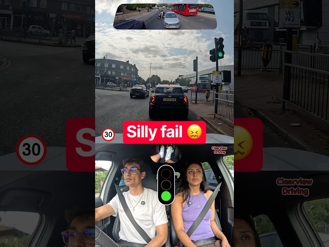 WATCH OUT for this test fail!! #driving #car #pov #london #howto #pass #test #teacher