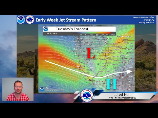 3/13/22 Phoenix / SC AZ / SE CA Forecast: Warm Week, Then Some Changes