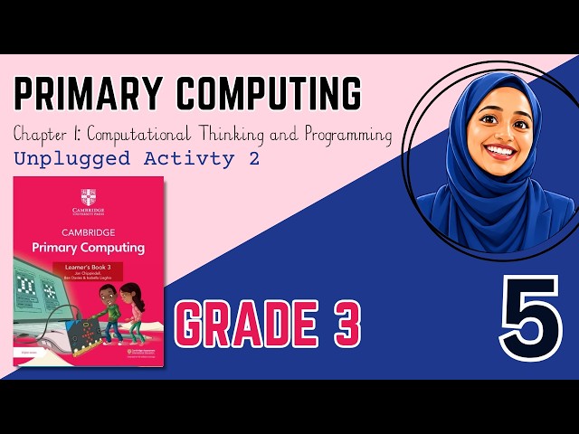 Unplugged Activity 2 | Grade 3 | Primary Computing Learners Book 3 | Miss Farwa Classroom