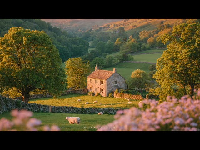 a quiet day in the english countryside (study / read / write)