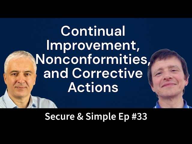 Continual Improvement, Nonconformities, and Corrective Actions | Interview with Carlos Cruz | EP33