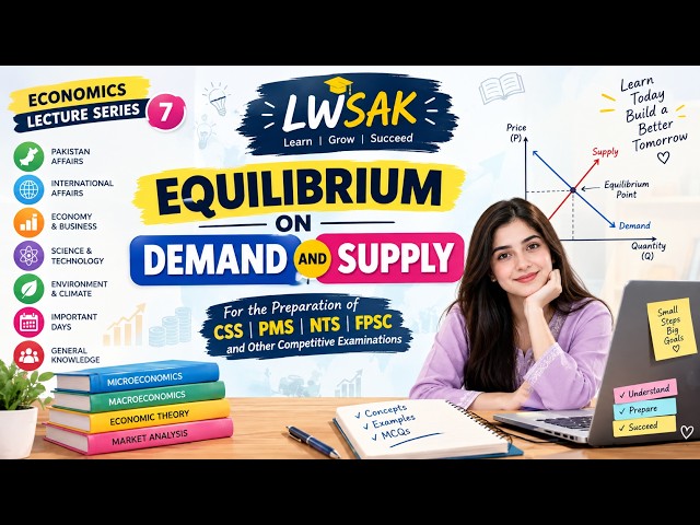 Equilibrium of Demand and Supply