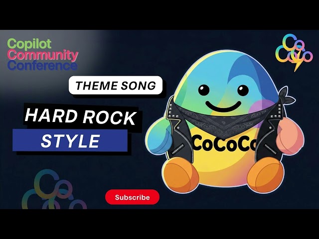 Copilot Community Conference | Hard Rock-Style | Theme Song