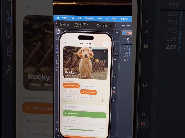 Build a Dynamic Pet Adoption UI in React Native & Expo | Reanimated 3 + Haptics