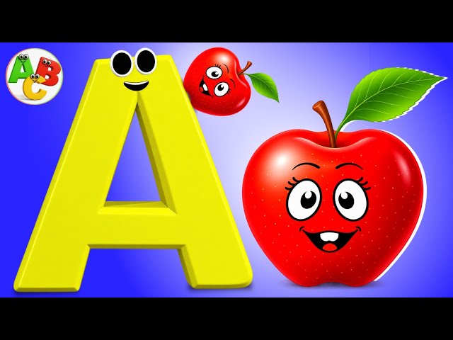 A Is for Apple | ABC Song for Kids | Learn Alphabet | Baby ABC Rhymes 