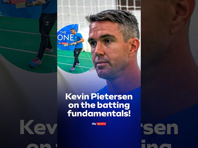Kevin Pietersen on the fundamentals of batting! 🙌🏴󠁧󠁢󠁥󠁮󠁧󠁿 #cricket #shorts #kp