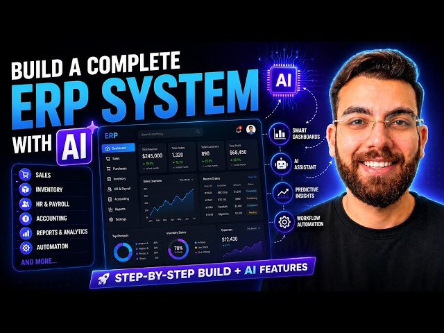 How to Build a Complete ERP System with AI for FREE (Full Project)