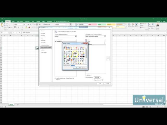 Lesson 2: Using the Macro Recorder - Visual Basic for Applications Course