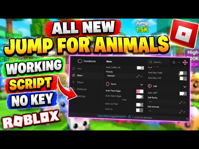 Best Jump For Animal Script [No Key] | Auto Collect, Place and Hatch & More 