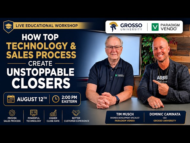 How Top Technology & Sales Process Create Unstoppable Closers | FREE Live Workshop Promo