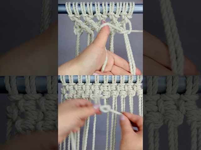 #macrametutorial #macrameknots #squareknot #diy #handmade #crafttutorial #fabric #solidpiece #panel