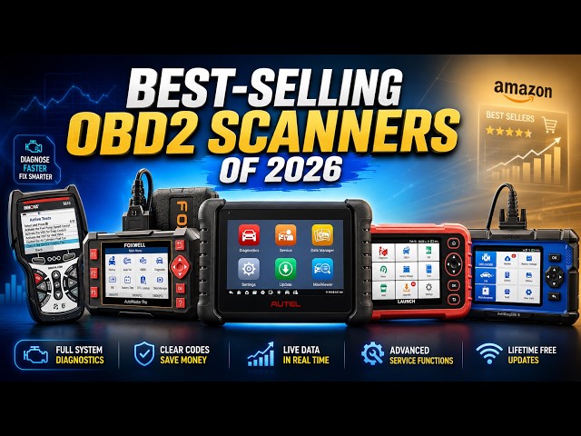 Best Selling OBD2 Scanners on Amazon (2026) | Top 5 Ranked