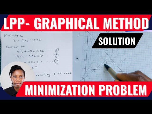 Graphical Method in Linear Programming: Minimization with 3 Constraints (Lec 3)