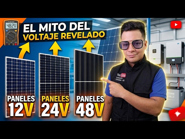 🔴 12V 24V 48V Solar Panels Explained