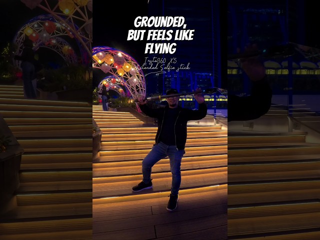 Grounded, But Feels Like Flying.No drone, just a simple setup with Insta360 X5 @insta360