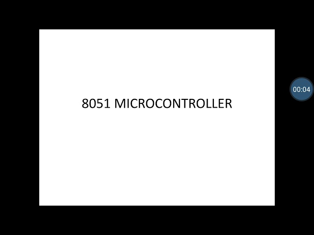 8051 Microcontroller pin description