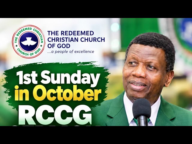 RCCG OCTOBER SERMON - ACCEPTABLE SERVICE