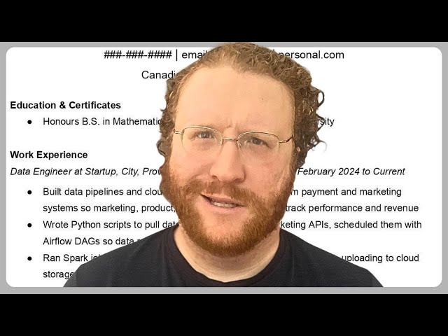 I Fix a Mediocre Data Engineer Resume | Recruiter Reviews Resume