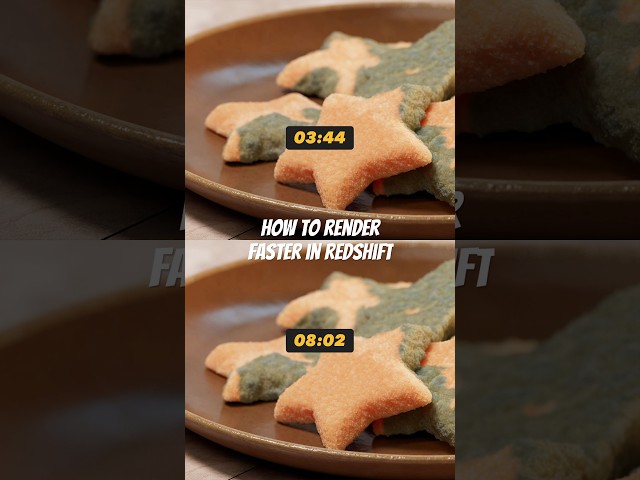How to render faster in Redshift #tutorial #3dartist #3dtutorial #3d #redshift #cinema4d