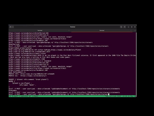 How to do HTTP API calls to a GraphDB server that has security turned on