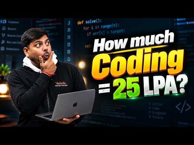 How Much Coding Is Enough for Placements? Complete DSA & Coding Guide | Harsh Sir