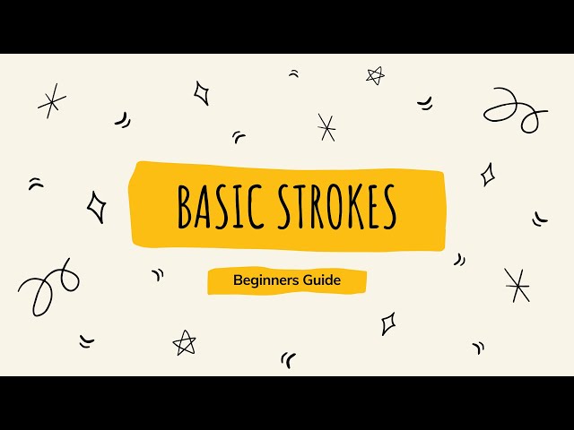 Basic Strokes of Calligraphy | Brush Lettering Tutorial for Beginners