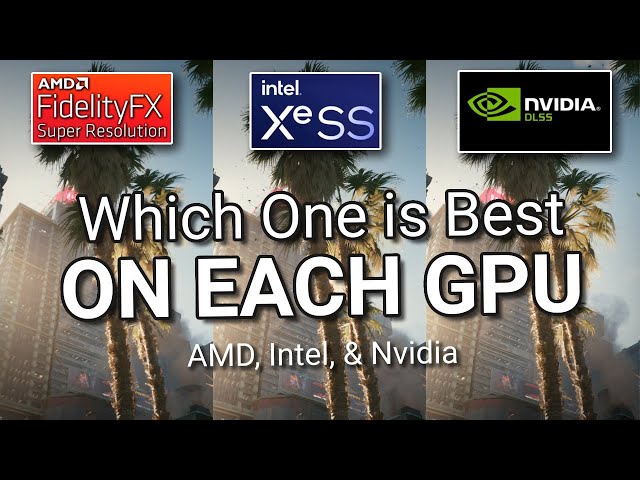 FSR vs DLSS vs XESS!!  Which Upscaler is Best and When to Use Each One