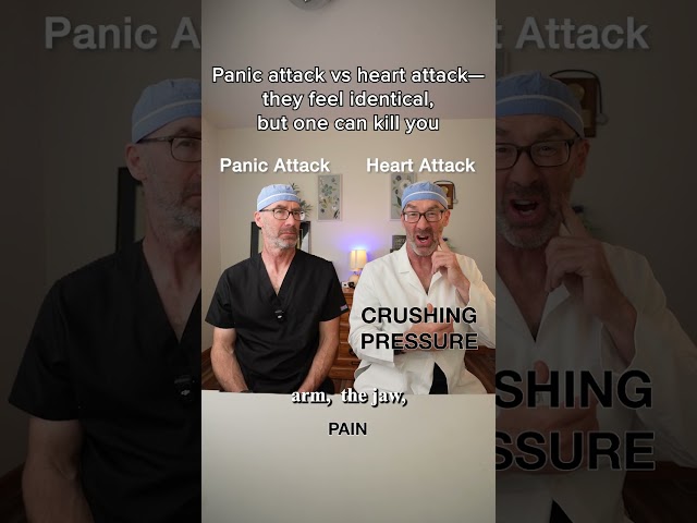 Panic attack vs heart attack: how to tell