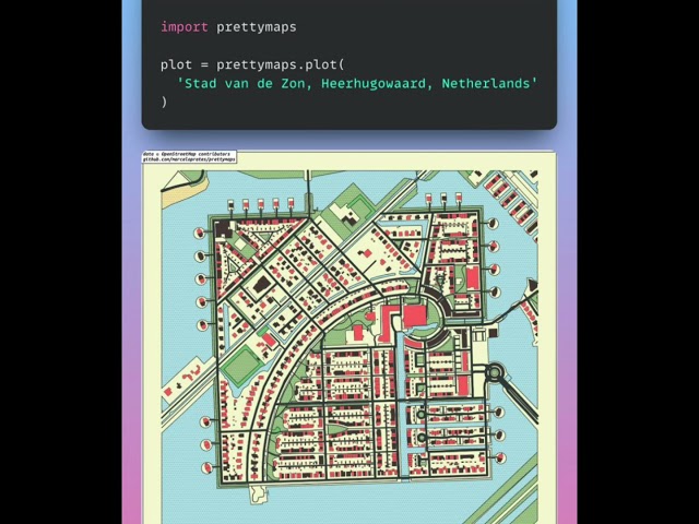 To generate stunning Maps from python #ai #coding #datastructuresandalgorithmsinpython