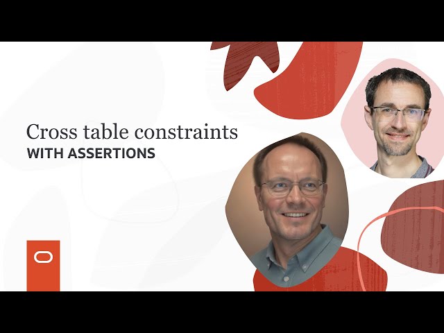 Cross table constraints with assertions