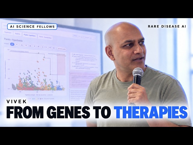How AI Maps Rare Disease Hypotheses to Therapies — Vivek | AI Science Fellows
