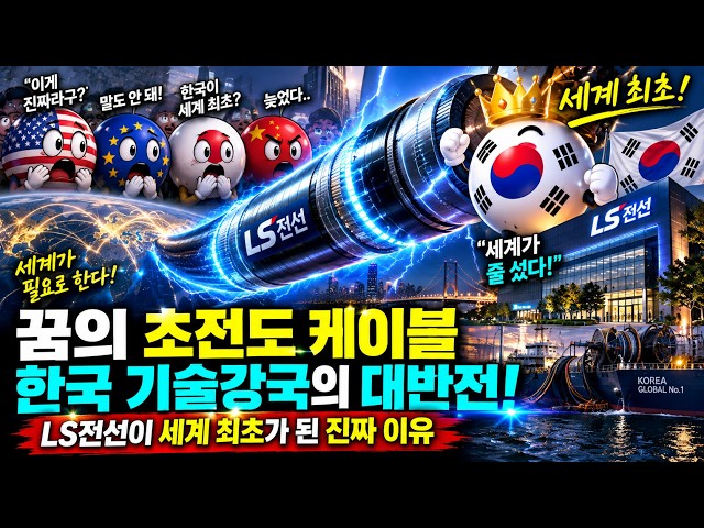 The Dream Superconducting Cable: South Korea’s Tech Powerhouse Turnaround! The Real Reason LS Cab...