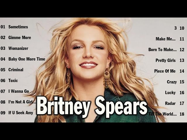 Britney Spears Greatest Hits Playlist - Princess of Pop - Best of Britney Spears Songs