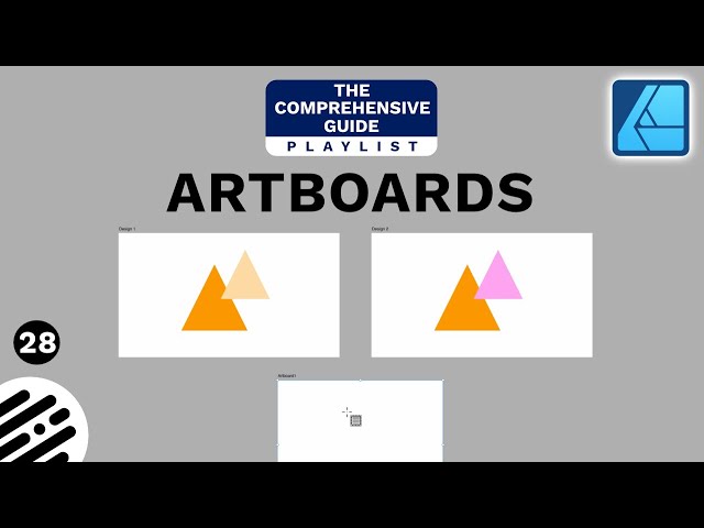 Affinity Designer Tutorial: How to Use Artboards