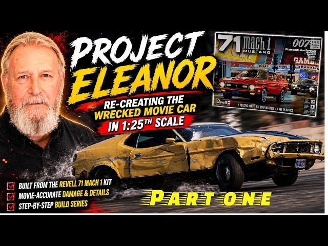 Building the Wrecked Version of the Original Eleanor Mustang from Gone in 60 Seconds. Part 1