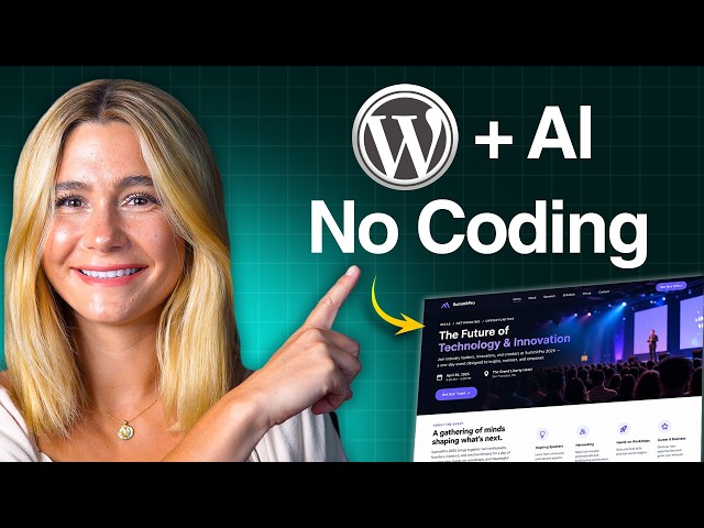 Build a WordPress Website in 10 Minutes Using AI (No Coding, No Designer Needed)